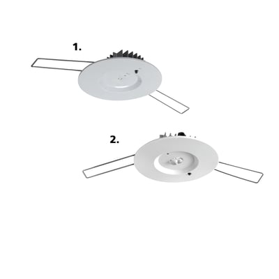 LED EMERG DOWNLIGHT 4.5W 6K