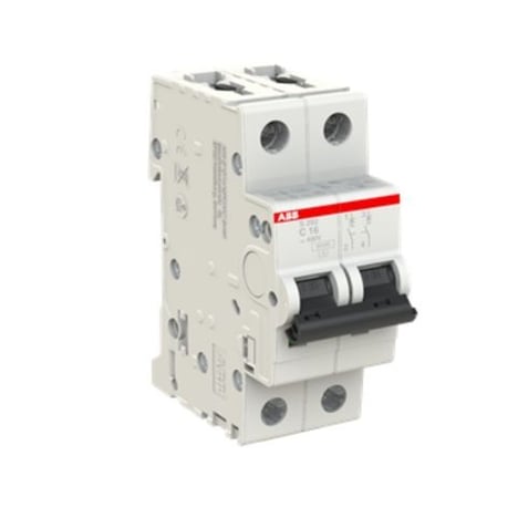 BREAKER RIEL ABB de 2 POLOS 2X16A S202 2CDS252001R0164