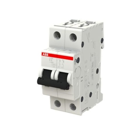 BREAKER RIEL ABB de 2 POLOS 2X6A S202-C6 2CDS252001R0064