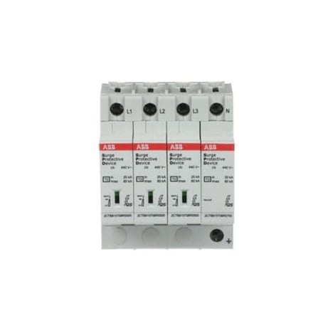 Protector contra sobretensión ABB OVR T2 2CTB815708R4900 3N 80-440s P QS