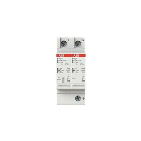 Protector contra sobretensión ABB OVR T2-T3 2CTB803972R1200 1N 20-275 P QS