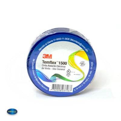 Cinta Eléctrica Color Azul 18Mm X 18M 3/4 X 59 3M