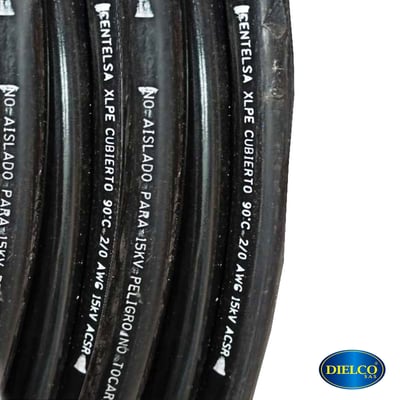 Cable Al Xlpe Cubierto Acsr/Ga90C 2/0 Awg 15Kv Eco