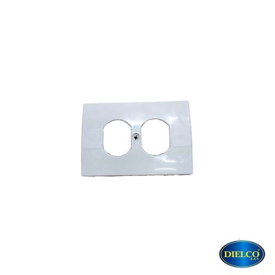 Tapa Plast.Toma Leviton Beige