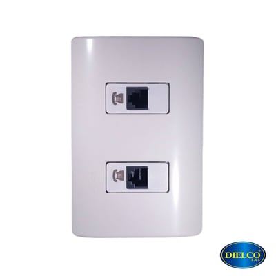 Toma Telef Tipo Amerdoble Rj 11 4 H Mwd130317560