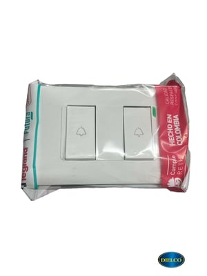 Interruptor Puls Doble Para Timbre Futura 686542
