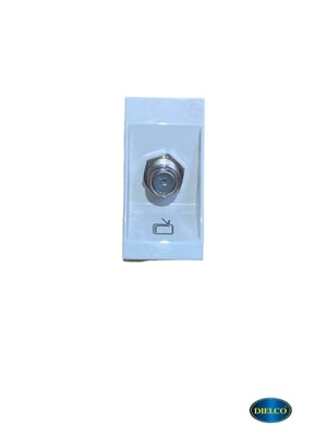 Modulo Salida Coaxial Blanco Arteor