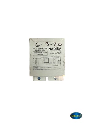 Reactancia Sodio 70W 208-220V Inadisa