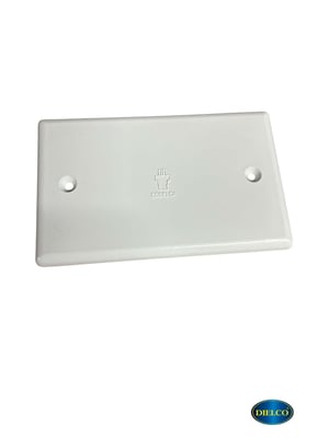 Tapa Lisa Ciega 2X4 Plastica Blanco