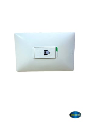 Toma Telefonica Doble Rj11 2  Hilos Futura 686554