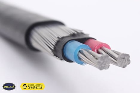 Cable alumio bifásico 2x6+6