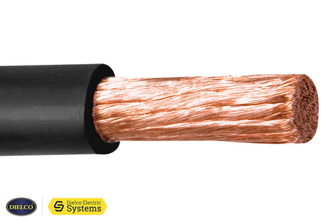 Dielco cable superflex calibre 300MCM color negro