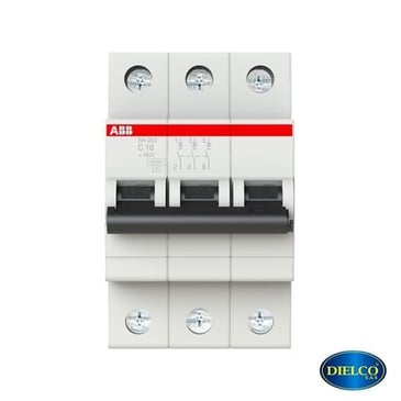  Breaker Riel 3 Polos ABB Dielco 
