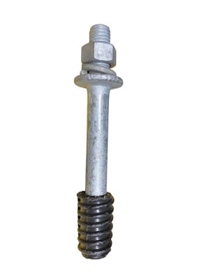 Espigo cruceta metalica de 3-4 x 7 1/2 para 13.2Kv