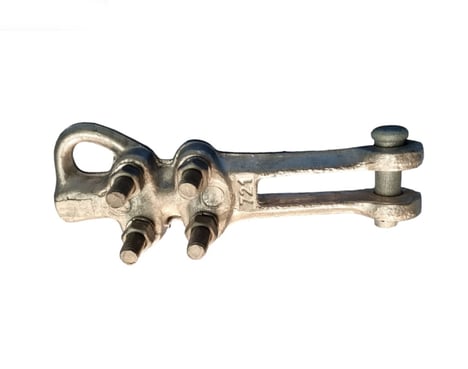 Grapa retención aluminio tipo recto 6 - 2/0 AWG