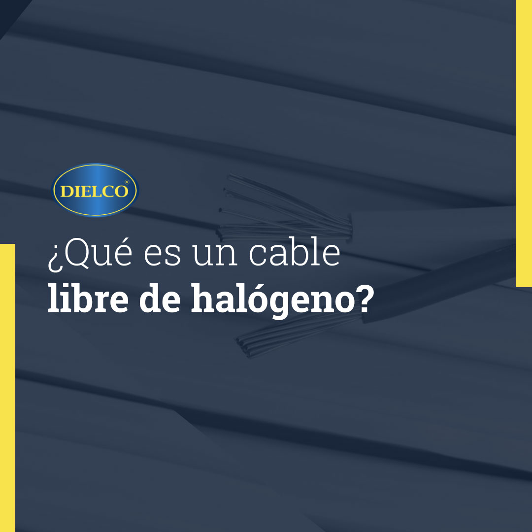 ¿Qué es un cable libre de halógeno?