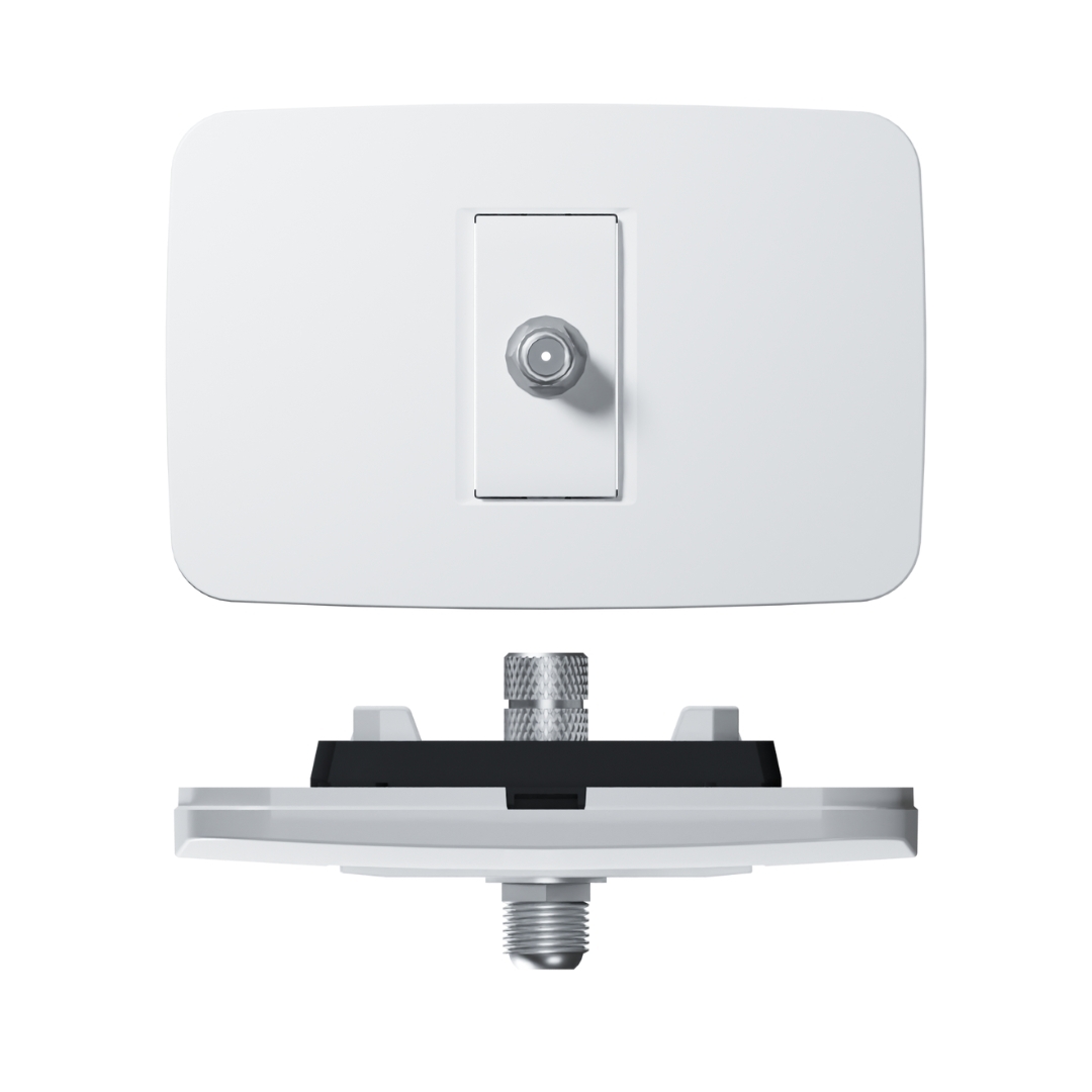 Salida para TV Tipo F Origen blanco