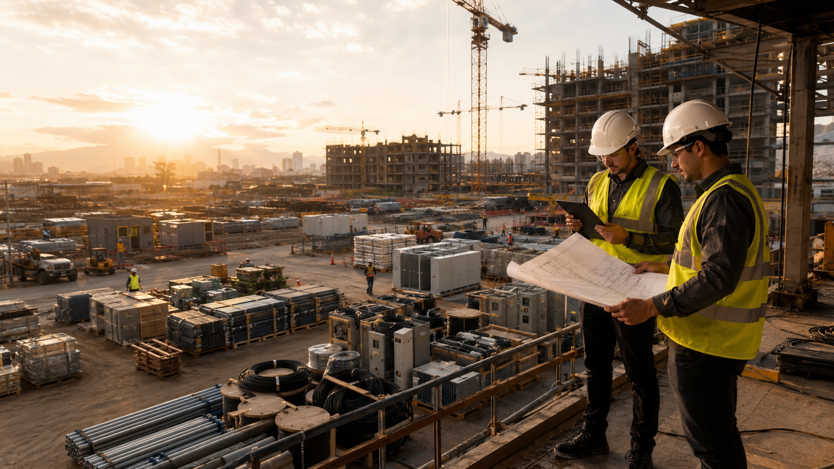 Cómo planificar materiales eléctricos en obras grandes