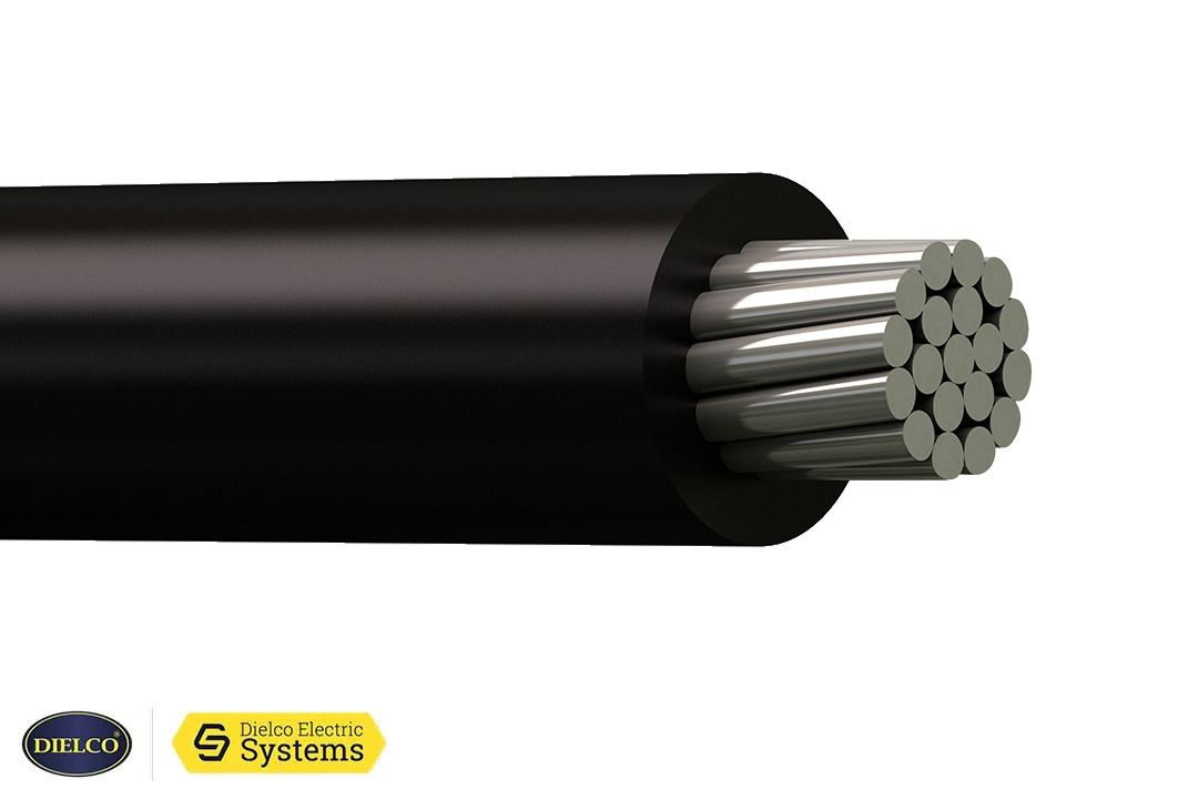 Cable aluminio libre de halógeno calibre 6 MCM color negro