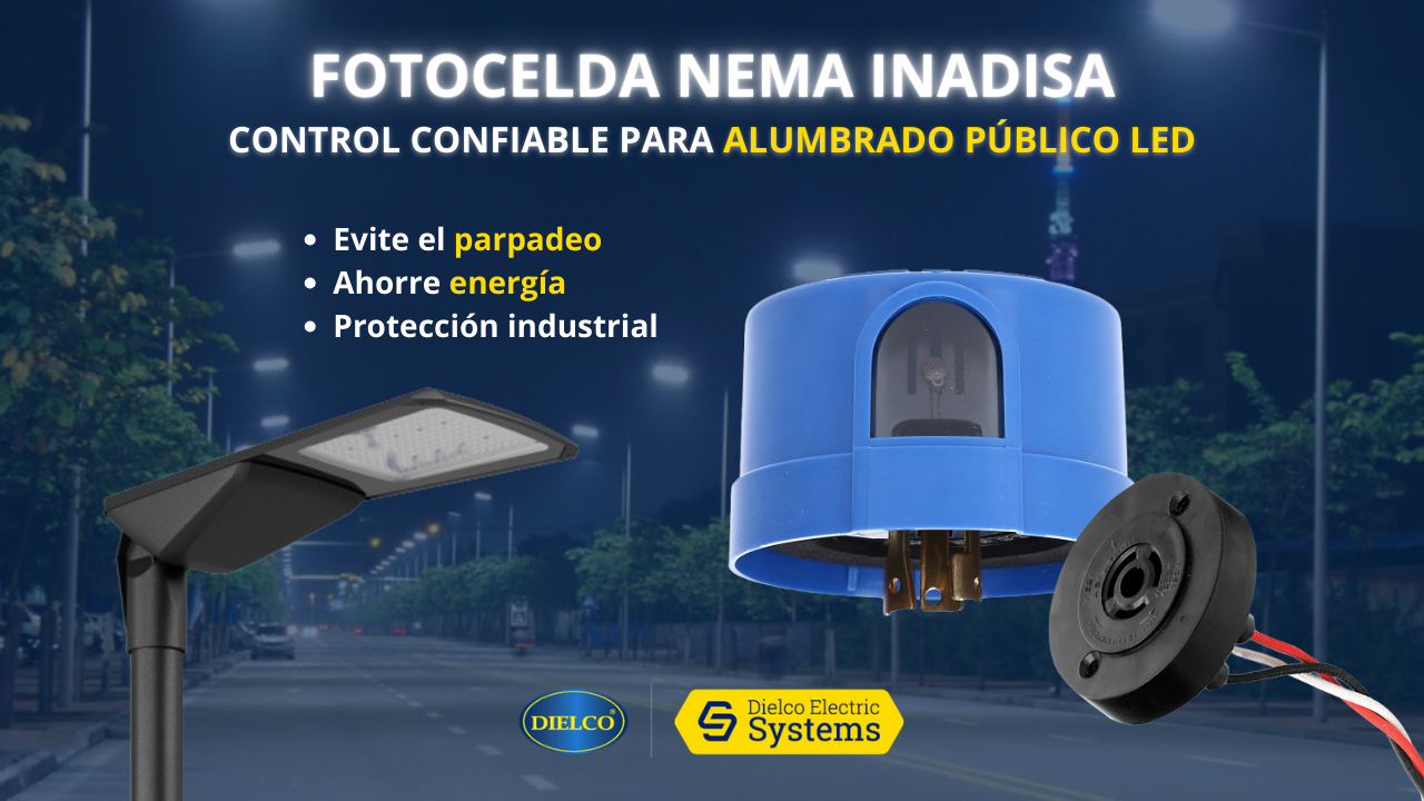 Fotocelda NEMA Inadisa para Alumbrado Público LED