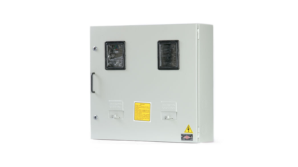 Cajas para contadores chmt905 - caja horizontal para dos medidores trifásicos