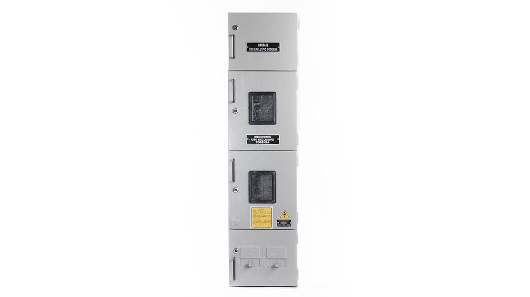Cajas para contadores cvmt905-3 - caja vertical para dos medidores trifásicos