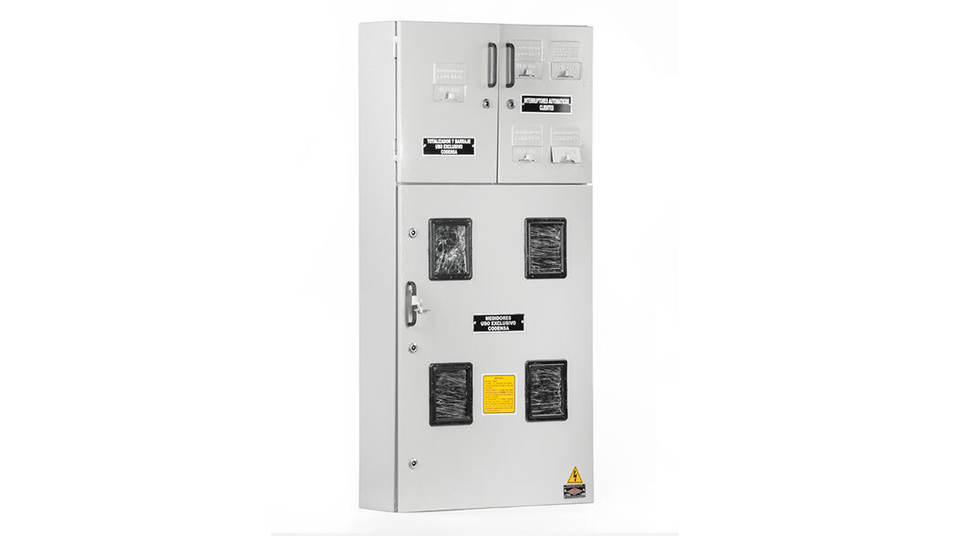 Cajas para contadores ctcmt_f2-906 - caja vertical para tres y cuatro medidores trifásicos