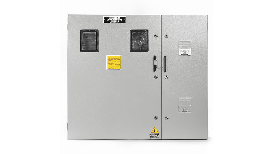 Cajas para contadores cmt918-2 - caja para dos medidores trifásicos 50(150)a