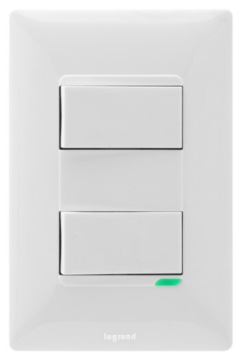  Interruptores y pulsadores Interruptor conmutable doble (Futura) 