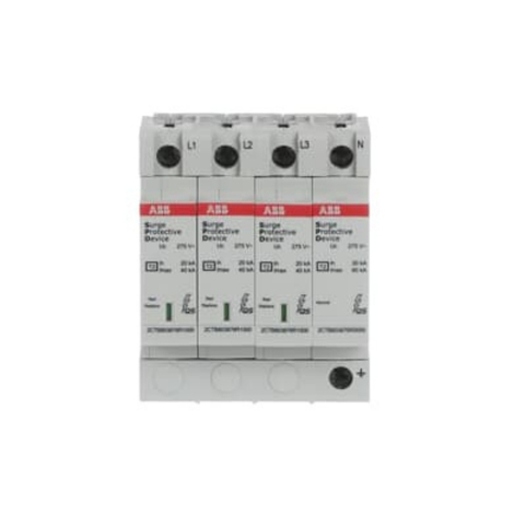 Protector contra sobretensión ABB OVR T2 2CTB803973R1100 3N 40-275 P QS