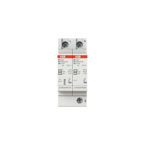Protector contra sobretensión ABB OVR T2-T3 2CTB803972R1200 1N 20-275 P QS