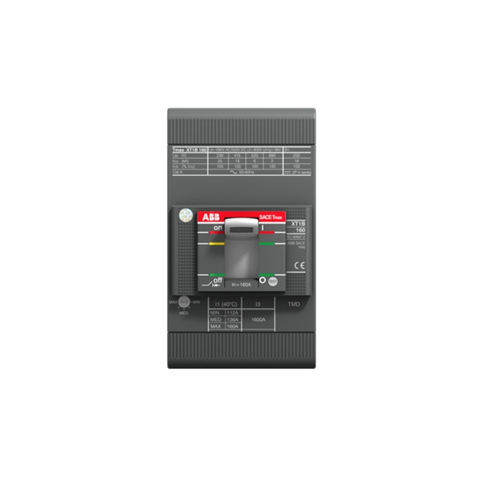 Interruptor ABB XT1H 1SDA067454R1 160 TMD 160-1600 3p F F