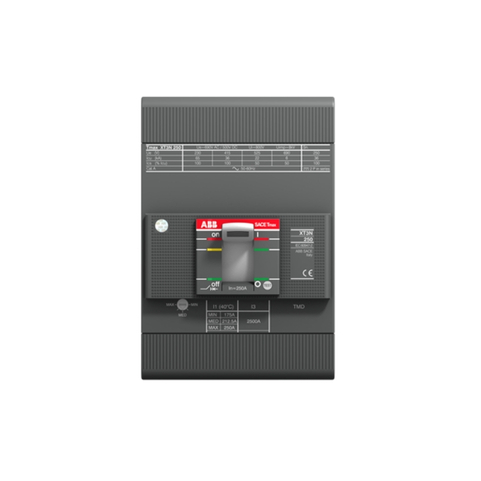 Interruptor ABB XT3N 1SDA068058R1 250 TMD 200-2000 3p F F