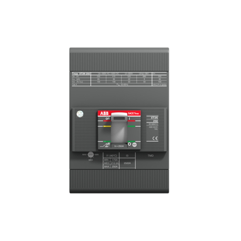 Interruptor ABB XT3S 1SDA068220R1 250 TMD 200-2000 3p F F