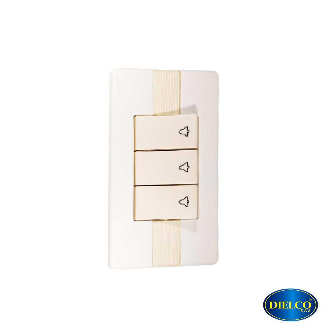  Boton Timbre Triple Abitare Ref.35089 