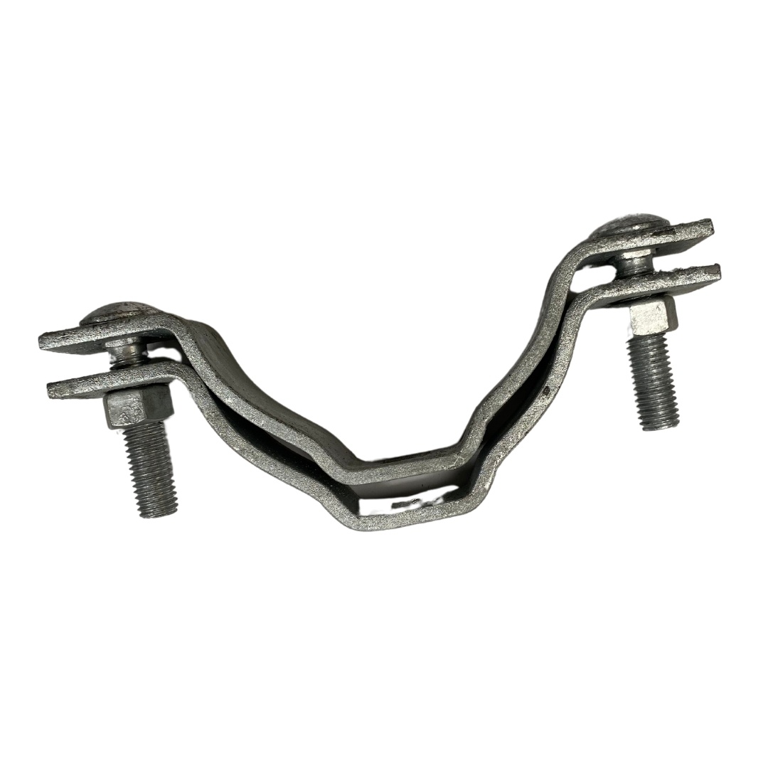  Abrazadera O Collarin De 2 Dos Salidass 7 - 8 Pulgadas 180 Mm 