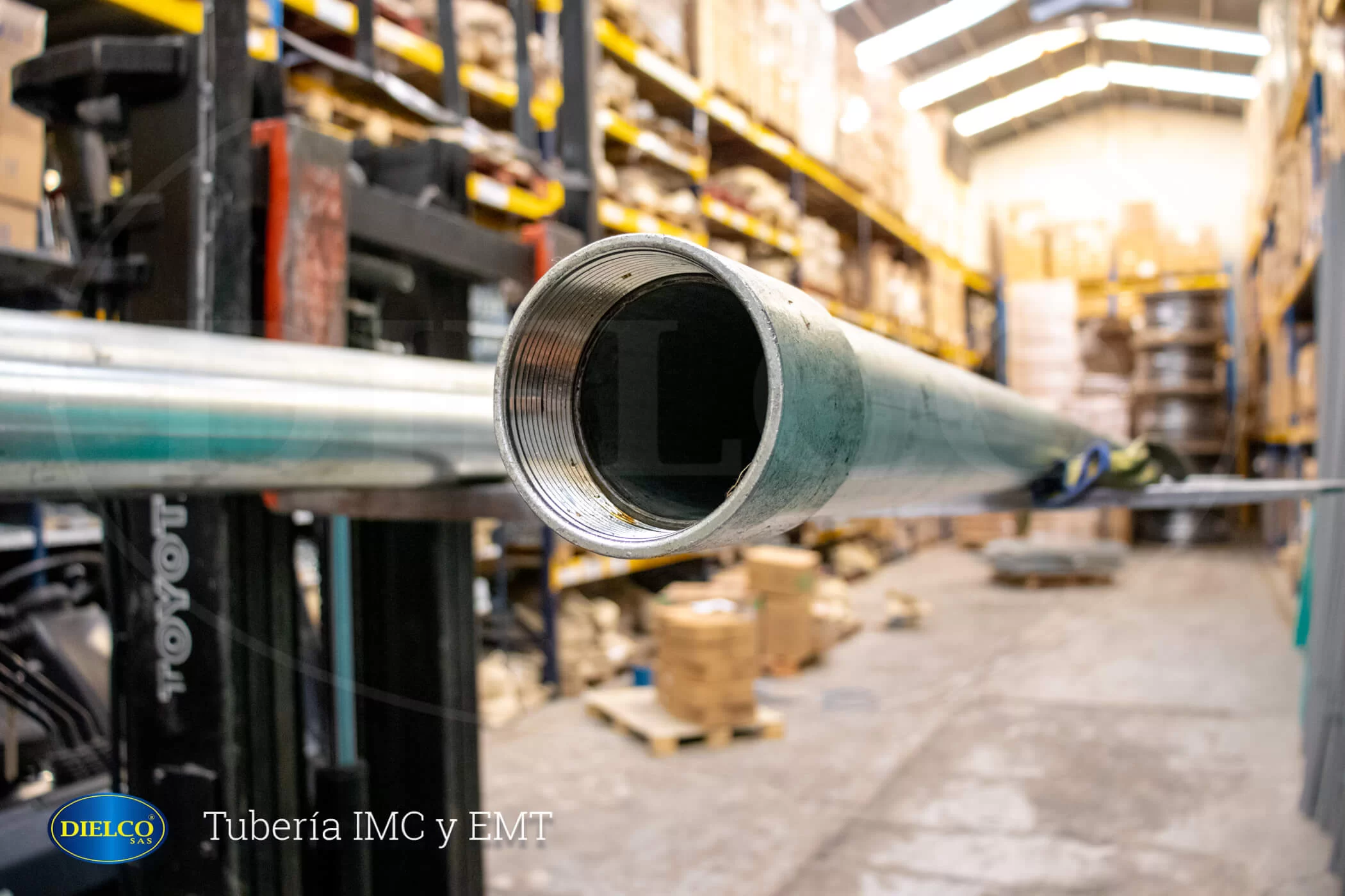 Tubo IMC 3 Pulgadas x 3mts Galvanizado - Dielco