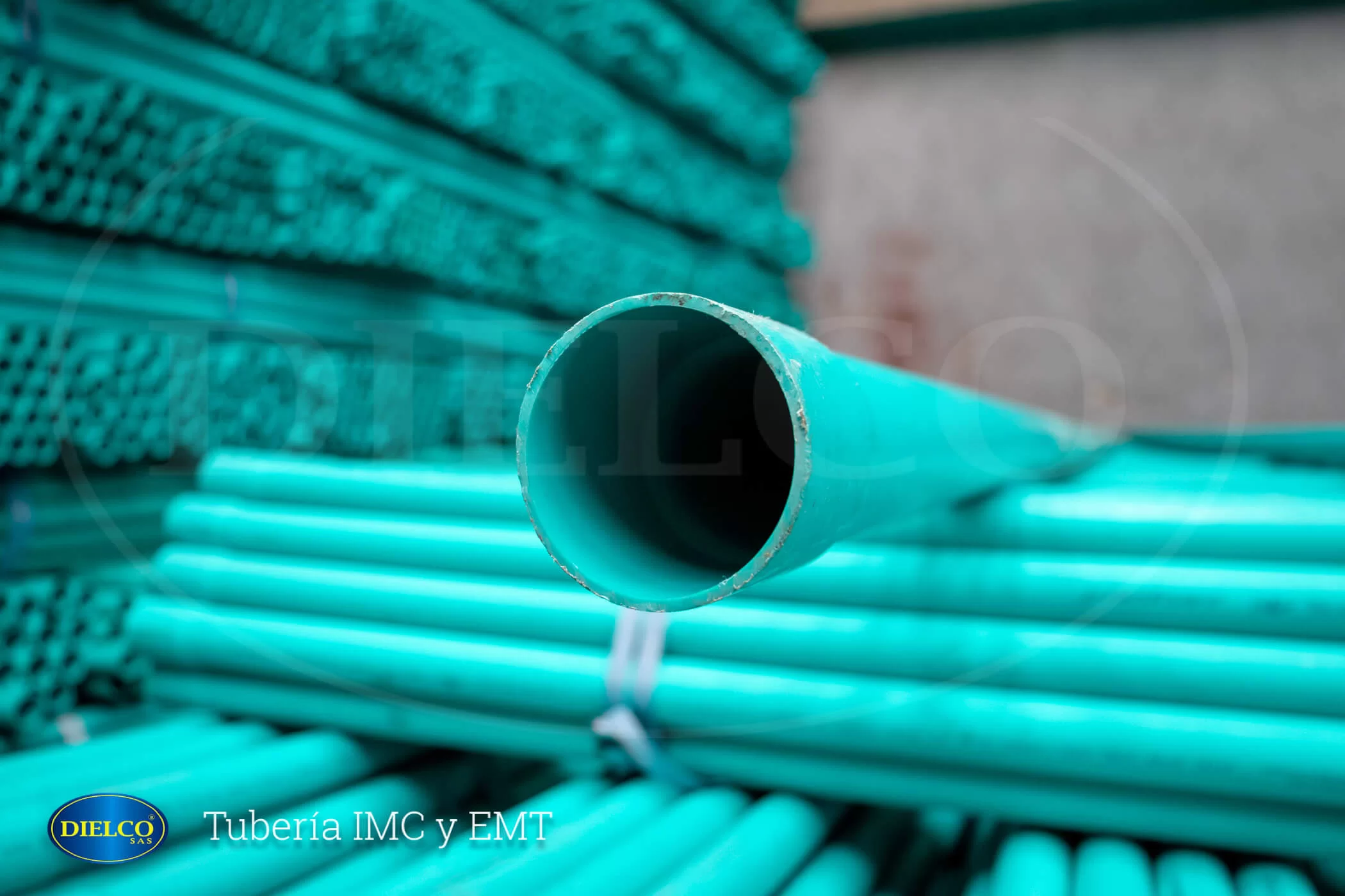 Tubo PVC 1 1/2 Pulgada x 3mts Conduit - Dielco