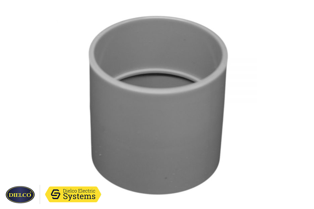 Unión PVC SCH-40 de 3/4 gris