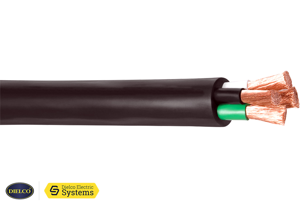  Cable cuadruplex calibre 3x2+1/0 