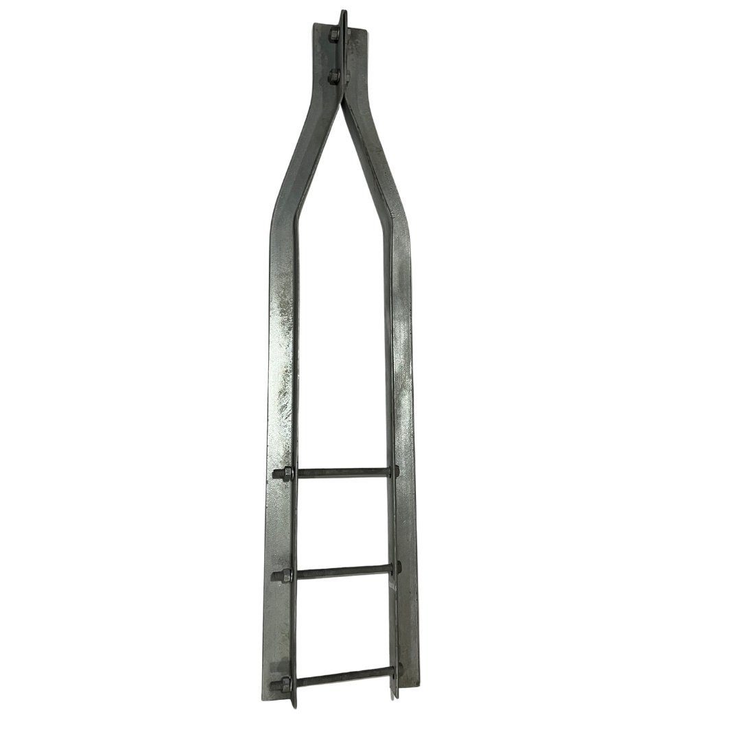  Bayoneta para retencion 3 x 3 x 1/4 x 1,50 m Galvanizada 