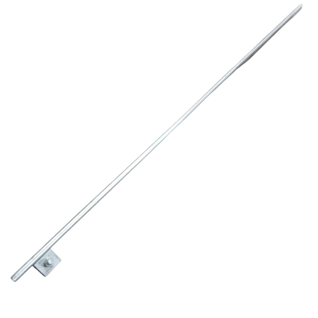  Varilla polo a tierra galvanizada conconector soldado de 5/8 x 2,4 m 